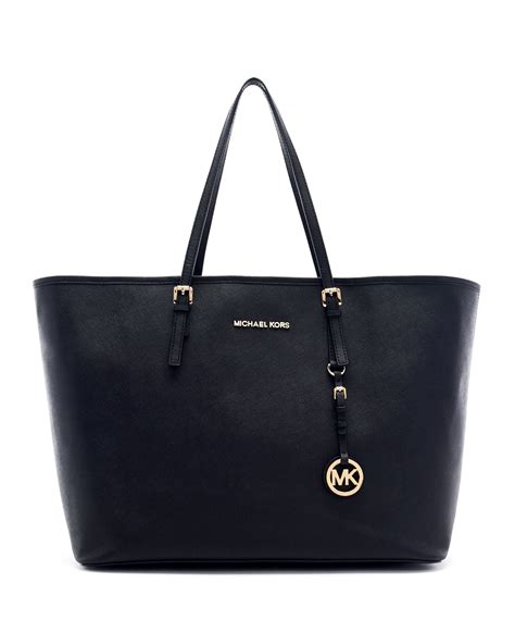 medium saffiano tote michael kors|michael kors saffiano bag black.